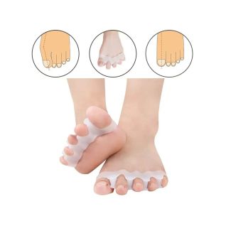 Separador Dedos Pie Silicona - Corrector Ortopédico para Uñas y Protección Médica Pies
