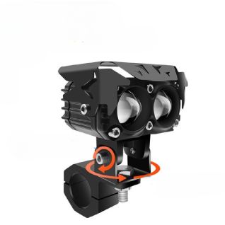 Faro LED Doble Moto Eléctrica Potente Láser