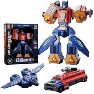 Robot Transformable Juguete Vehículo Niños 3+ Años