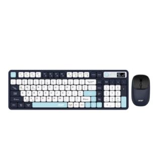 Kit Teclado y Mouse Inalámbrico Bluetooth Acer Universal Portátil Oficina
