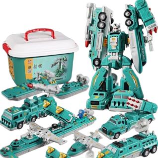 Constructor Magnético Transformador Robot Coche Juguete Infantil Niños Niño Flor Alemania King Kong Regalo Cumpleaños