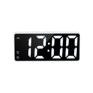 Reloj Despertador Digital Espejo Lámpara Led