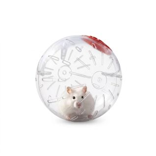 Pelota de Ejercicio Transparente para Hámster con Tapa de Seguridad