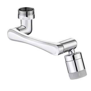 Extensor Giratorio Grifo Cocina Anti-Salpicadura Cobre Cromado Diseño