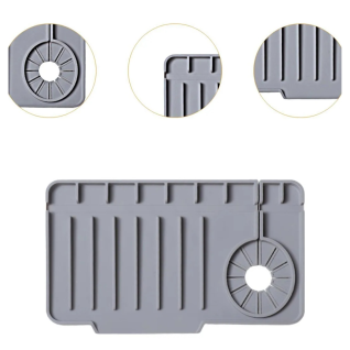 Tapete Escurridor Silicona Impermeable Cocina Vajilla