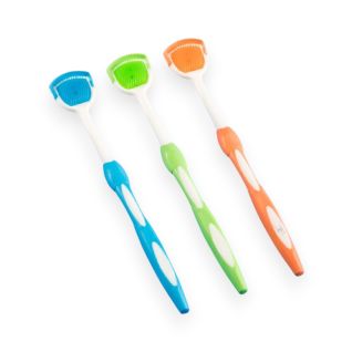 Raspador de Lengua para Mal Aliento y Limpieza de Capa Lingual - Kit 3 Piezas Colores Surtidos