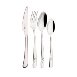 Juego Vajilla Cucharas Tenedores Cuchillos Acero Inoxidable AISI 304 Grueso Estilo Europeo 3 Piezas