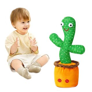 Cactus Bailarín Juguete Parlante que Habla y Repite - Muñeco Educativo Divertido - Regalo de Cumpleaños para Niños