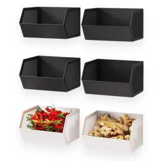 Estante Magnético Cocina | Organizador Nevera Adhesivo, Caja Almacenamiento Condimentos, Jengibre Ajo