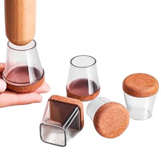 Protectores de Patas de Silla Silenciosas y Antideslizantes | Fundas Resistentes para Muebles
