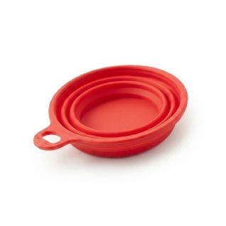 Xiupu Plato Plegable Para Perros Y Gatos Silicona Portatil
