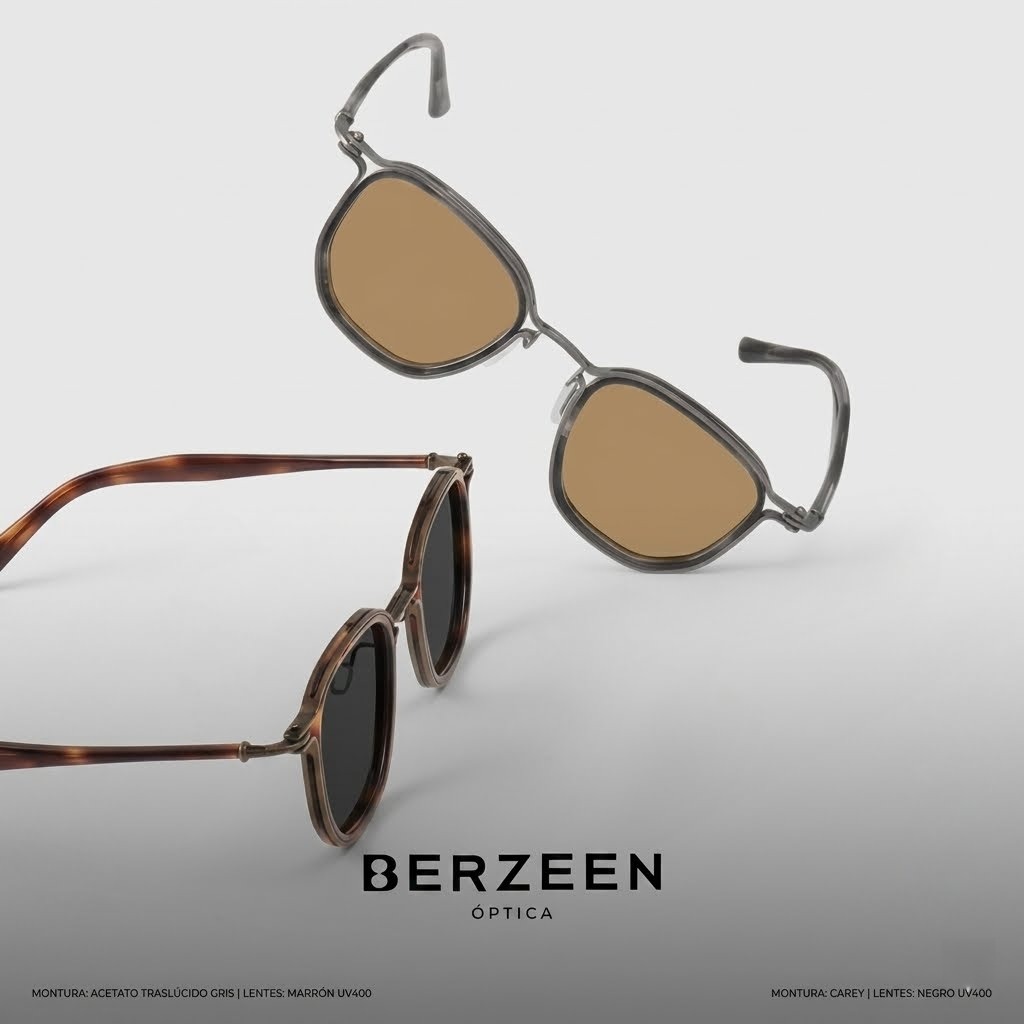 Gafas De Sol Berzeen Polarizadas Retro Para Hombre Filtro UV